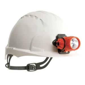 CREE Q5 LED Lampada da sospensione montata sul casco - Hi-Vis Orange