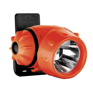 CREE Q5 LED Lampada da sospensione montata sul casco - Hi-Vis Orange