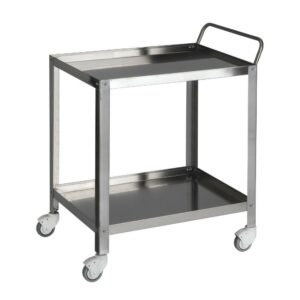 CARRELLO PORTAFERRI ACCIAO INOX