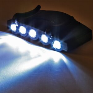 Luce a LED compatibile con gamma HardCap (visiere da 5cm o 7cm)